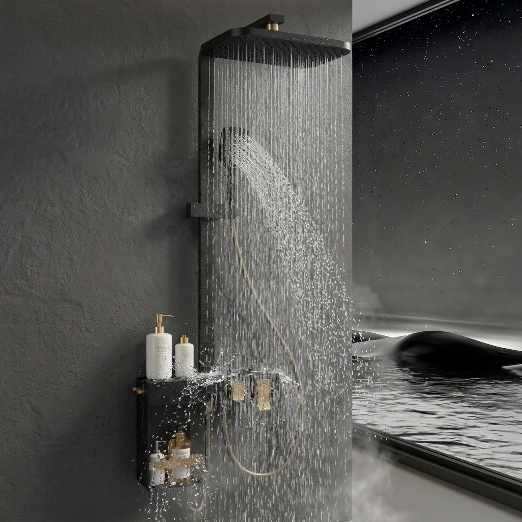 Exposed Shower Set & Diverter Panel hover preview