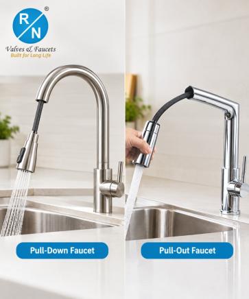 Pull-Down vs Pull-Out Kitchen Faucets: Key Differences Explained